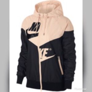 peach nike jacket